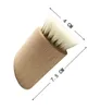 Cheveux de chèvre naturels en bois Nettoyage de visage Brosse en bois Poignée nettoyage du visage