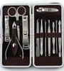 12pcs Manicure Conjunto de pedicure Tweezer Kit Pick Utility Clipper Kit Kit de Aço Antelante Definer Definer NEW3347191