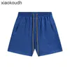 Rhude High -End -Designer -Shorts für trendige Sommer -Sticks -Casu -Shorts für Männer und Frauen High Street Capriis mit Kordelstring -Gerade mit 1: 1 -Tags
