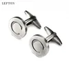 Links de manguito letra de venda a quente c letra circular de alfabetes de alfabetes de alfabetes de prata antiga link de abotoadia Cufflinks de camisa de camisa masculina q240508