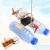 Elektrische/RC -Boote Elektrische Holzboot -Kinder -Spielzeug -Montage -Kontrolle Bildungsspielzeug wissenschaftliche Experiment -Modell Kits 231010 DH3CX