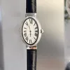 女性の豪華な時計クォーツムーブメントレザーブレスレットレディデザイナー高品質の愛好家ウィストウォッチダイヤモンドベゼル29mmレディースミニ腕時計モントレデフルクス