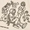 2024 harajuku dessin animé girl chat japonais kanji graphic t-shirt streetwear hommes t-shirt d'été