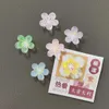 3PCSFRIDGE MAGNETS 5st Flower Blossom Sakura Kylskåp Magneter Hemdekor Konst Tillbehör Söta kylskåp Whiteboard Meddelande Obs klistermärke