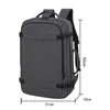 Backpack Men de alta capacidade de alta capacidade USB Anti-roubo de bagagem Bolsa de ombro Pacote de computador Ultrabook