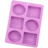 Craft Tools Round en Square Silicone Soap Mold wordt gebruikt om tafelvorm te maken voor 3D -mallen zepen Badbombom maken Kit