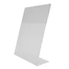 Frames A6 Transparent Acrylic Display Stand 10 15cm Vertical Table Sign Suitable For Pos Bills Business Cards