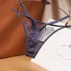 Low waist panties transparent floral design comfortable Big butterfly women G-string triangle short pants lady underwear Thong Panties Sexy mesh panty female