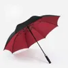 Parapluie en cours concepteur de créateur de vent double automatique pliant automatique femelle mâle 10 os de luxe grande entreprise parapluie des hommes pleuvants