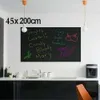 PVC Vinyl Aufkleber Aufkleber Selbstklebende Kinder zeichnen Tafel gedrucktes Papierdekoration Wandtattoos Kunst Blackboard 45*200 cm
