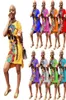 Abiti africani per donne Summer Short Short Short Dashiki Stampa ricca Bazin Nigeria abiti da donna 6656885