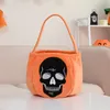 Halloween Decorations Simulation Pumpkin Print Basket Schedel Grimace Bat 23 jaar Nieuwe Tote Bucket Candy Basket