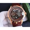 Designer Luxury Montres pour hommes Business de mode automatique mécanique Roge Dubui Excalibur 46 Série Winding Tourbillon Watch