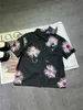 Camicette femminile camicie designer 2024 estate casual alla moda personalizzato dolce raffigurare posizionamento colore della camicia stampata per donne gvfr