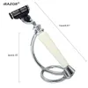 Razors Blades Irazor Ivory White Manual Beard Shaver with Stand Face and Body Male Femelle 3 couches quotidiennes Réutilisables Nouveau Q240508