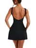 Lässige Kleider Frauen Segant Bodycon Mini Sommer offener Rücken schlanker Sattel Short Tank Dress Cocktail Party eine Linie Streetwear