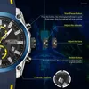 Нарученные часы Megir 2144 Кварцевые часы для мужчин Оригинальный бренд модный бренд Спортивный Силиконовый ремешок.