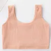 Camisole 8-16 yaşındaki kız sütyen gençlik için uygun nefes alabilen çocuk spor eğitimi sütyen yumuşak pamuk gençlik giyim