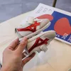 Sneakers Soft Soled Baby Spring and Summer Walking Shoes Mesh Through White Magic Stickers Boys Color Matching Girls H240509