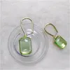 Charm Emerald Earrings Alloy Party Festival Ladies Glamour Drop Delivery Sieraden DHFI1