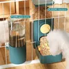 Hoopet Automatic Pet Pet Bols Cage Hanging Feeder Dog Water Bottle Food Container Dispener Dispeners pour chiot chats Produit d'alimentation pour animaux de compagnie 240508