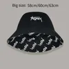 Шляпы кепков Большой голова xl размер письма шляпа для мужчин Двусторонний женский рыбацкий рыбац