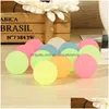 Favor de festa 100pcs alto bola de borracha de salto alto luminoso pequeno pinata preenchimentos infantis saco de brinquedo brilho no parto escuro Drop Home Gar Dhuwj