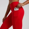 Legginsy dla kobiet Nude Bez przedniego szwu 3 kieszenie Legginsy Kobiety na gimnastyczne rajstopy na siłowni Sport Leggins Mujer fitness Pantnes Y240508