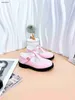 Nowe buty dla dzieci Solid Kolor Lśniący Patent skórzane trampki Princess Shoe Rozmiar 26-35, w tym pudełko na buty Baby Flat Buty 24 May