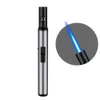 Creative Custom Refillable Mini Pen Gas Unfilled Lighter Wholesale Windproof Jet Flame Torch Lighters
