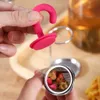 Ombrello a vassoio infuser tazze di gocciolamento riutilizzabili, tazze e teiere, filtro a rete fine in acciaio inossidabile con coperchio silicone per tè sciolto