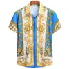 Hawaiian Real Betis Mens Shirts Vêtements surdimensionnés Marque Islam arabe du milieu-orient