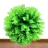 Dekorative Blüten simulierte Graskugel halbkünstlerische grüne Pflanze halb simulierte Kugeln Grün Eukalyptus Topiary