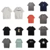 Herren T-Shirt Essenshemd Tials T-Shirt fg tees 1977 Feste Farbe Lose Herren Frauen Designer T-Shirt Tees Mode Tops Mann Trend Hip Hop-Kleidung Shorts Ärmel Kleidung ZV