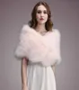 Écharbes Ianlan Casual Solid Autruch Feather Châle enveloppe pour femmes mariée mariage volé mesdames vraies Vraie Fur de dinde il000357375827