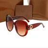 Fashion Round Sunglasses Eyewear Sun Sun Designer Brand Black Metal Frame Darking Glass Lences For Mens Womens Better Brown Cased 301J