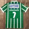 Palmeiras Fußballtrikot Retro Home Green Away White R Carlos Edmundo Zinho Rivaldo Evair 1999 1997 1996 1994 1993 1992 1980 93 94 95 96 97 98 Fußballhemd