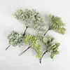 Fleurs décoratives couronnes 6 pièces plantes artificielles de mariage fleurs décoratives de Noël couronnes de couronne de Noël pour accessoires de décoration de maison faux arborescence