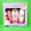 Real Play Pretend Children Talkies Birtdaty Interphone Phone Simulation Téléphone Téléphone avec les enfants qui parlent à chaque cadeau Sounds wa Livbm