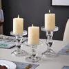 Kaarsenhouder glazen houder moderne woning decor theelicht kristal bruiloft middelpunt kandelabra eettafel woonkamer