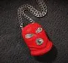 Mens Iced Out Hip Hop Chain Pendants Luxury Designer Jewelry Men Statement Necklace Big Pendant Fashion Charms Hiphop Red Mask Hor2168213