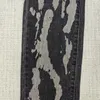 Jean violet jean noir déversement peinture à mi-hauteur mince adoucisseur denim en détresse de déneigement drop 240509