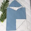 Handdoeken gewaden mousseline Baby Baby Hooded Poncho handdoek Childrens Hooded Badhanddoek Handhanddoek Soft Kinderen Strand Baden Baden Zuigerij