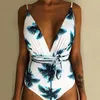 Swimwear féminin 9Color Plus taille une pièce de maillot de bain floral different Wear Beach 2024 Push Up Monokini BodySuit Trikini Mujer Badpak