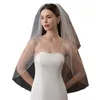 Bridal Veils Wedding Veil Hair Comb Women Ceremony Short For Bride Bachelorette Party Accessories