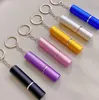 Keychains Accesorios de diseñadores de mujer Clave Mini Perfume Dispenser Pequeño esencia Keychains portátiles con la cadena de tecla de pulverización