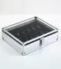 Fashion Metal Case With 12 Grid Slots Display For Wristwatch Organizer Watch Jewelry Box WJ11 Storage Boxes Bins9772490