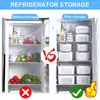 収納ボトル3PCSREFRIGERATORオーガナイザークーラーオーガナイザープラスチックコンテナボックス冷蔵庫フードチーズフルーツ野菜密閉キッチン