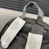 The famous fashion brand's exclusive logo jacquard backpack leather nylon men's travel backpack messenger bag crossbody shoulderbag travel bag Book bag briefcase