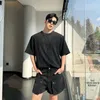 Traccetti da uomo Luzhen Denim Spiring Design alla moda Trendy Short Shorted camicie a due pezzi Set a due pezzi Street Korean Street Shorts Shorts LZ3444